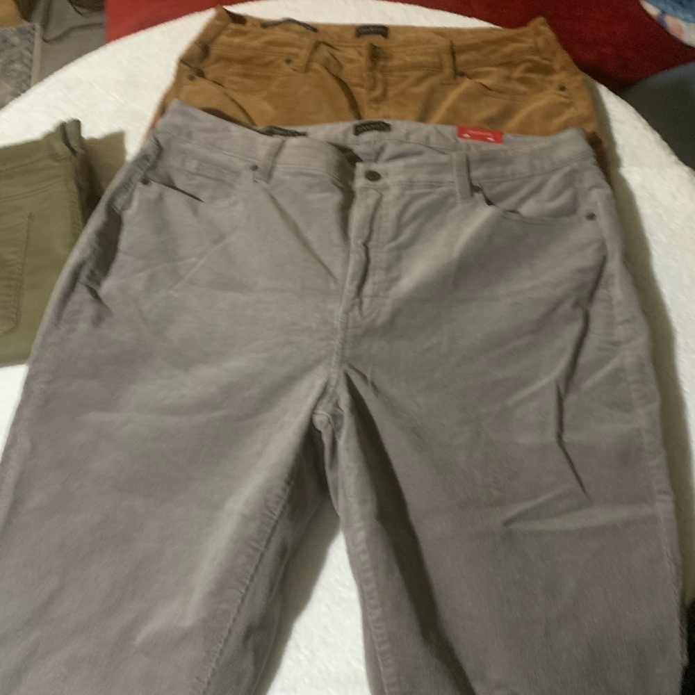 2 pair of corderoy pants